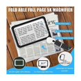 thumbnail image 3 of Full-page 5x Magnifying Glass For Reading, Folding Lighted Magnifier With 48 Led Lights, Rectangula, 3 of 5
