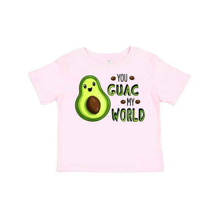 

Inktastic You Guac My World with Cute Avocado Gift Toddler Boy or Toddler Girl T-Shirt