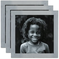 ArtToFrames 24" x 34" Grey Picture Frame, 24x34 inch Gray Wood Poster Frame (WOM-4594), 3 Pack