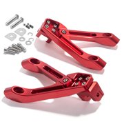 Red CNC Rear Footpegs Bracket Peg Mount for Sur-Ron Ultra Bee Electric Dirt Bike