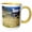 Yellow/White, variant on 3drose, Old Church in St. Kitts, Caribbean Photograph, 15oz Two-tone Black Mug