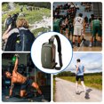 thumbnail image 2 of Bolso bandolera multifuncional de un solo hombro, bloqueo con contraseña, puerto de carga USB impermeable, bolso de pecho, 2 of 5
