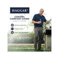 thumbnail image 4 of Haggar Men's Coastal Comfort Flat Front Chino Pant  Classic Fit HC00223, 4 of 7