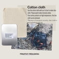 thumbnail image 4 of DAYI Flint and Steel Single High Carbon Steel Fire Striker English Flint Stone Emergency Jute Tinder Bushcraft, 4 of 5