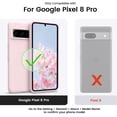 thumbnail image 6 of Designed for Pixel 8 Pro Case, [Military-Grade Drop Protection][Anti-Scratch Microfiber Lining] Silicone Slim Thin Shockproof Phone Case for Google Pixel 8 Pro 6.7 inch (Pink), 6 of 12