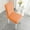 Orange, variant on Dining Chair Covers Stretch Slipcovers | Spandex Nylon Elastic Washable Seat Protector for Kitchen, Home, Restaurant, Wedding Banquet | Full Cover, Leaf Pattern, Fits Most Chairs, Multiple Colors