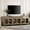 Gray, variant on TV Stand For 100 Inch TV Inch TV, 3-In-1 TV Console Table For 75/80/85/90 Inch TV, Entertainment Center With 3 Drawers And 6 Doors, Oak