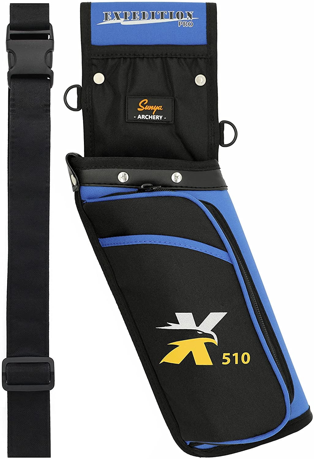 SUNYA Archery Quiver for Arrows, Field Hip Quiver. Sturdy and Lightweight with 3 Slots Tool