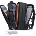 thumbnail image 1 of BANGE Mochilas Laptop Extensibles de Nailon Impermeable de 45 L de 17,3", Black, 1 Pieza, 1 of 12