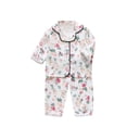 thumbnail image 2 of Cethrio Kids Girls Pajama Sets, 2 Piece Soft Cotton Fall Winter Sleepwear White Size 1-2 T, 2 of 5