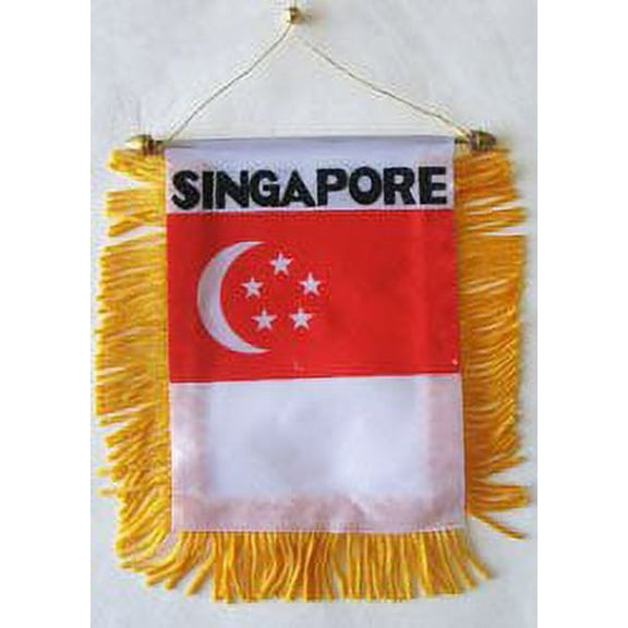 Singapore Window Hanging Flag