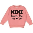 thumbnail image 2 of Inktastic Mimi Loves Me Baby Clothes Girl Toddler Sweatshirt, 2 of 4