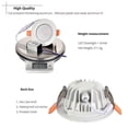 thumbnail image 3 of Spot Led Ip65 It Waterproof Fire-proof Down Light Lamp 5w 7w 9w 12w 15w Ceiling Lighting For Sauna Steam Kitchen Bathroom Eaves, 3 of 5