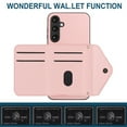 thumbnail image 3 of Dteck for Galaxy A15 Wallet Case with Shoulder Strap, Premium PU Leather RFID Blocking Card Slots Kickstand, Magnetic Clasp and Durable Shockproof Cover for Samsung Galaxy A15 5G,Pink, 3 of 7