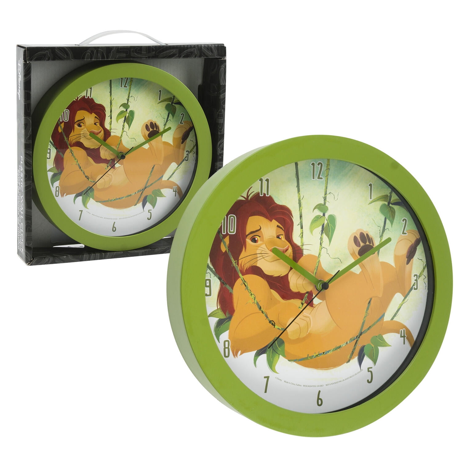 Disney Lion King Wall Clock- 9.5, light green