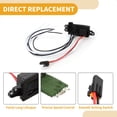 thumbnail image 3 of Unique Bargains HVAC Blower Motor Resistor Heater Blower Resistor for Cadillac Escalade ESV, EXT 2003-2006 Metal ABS Black, 3 of 6