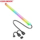 thumbnail image 1 of 5V 3Pin 4Pin Tira Lámpara Flexible ARGB AURA SYNC 26LED Silicona PC Case Light Bar, 1 of 9