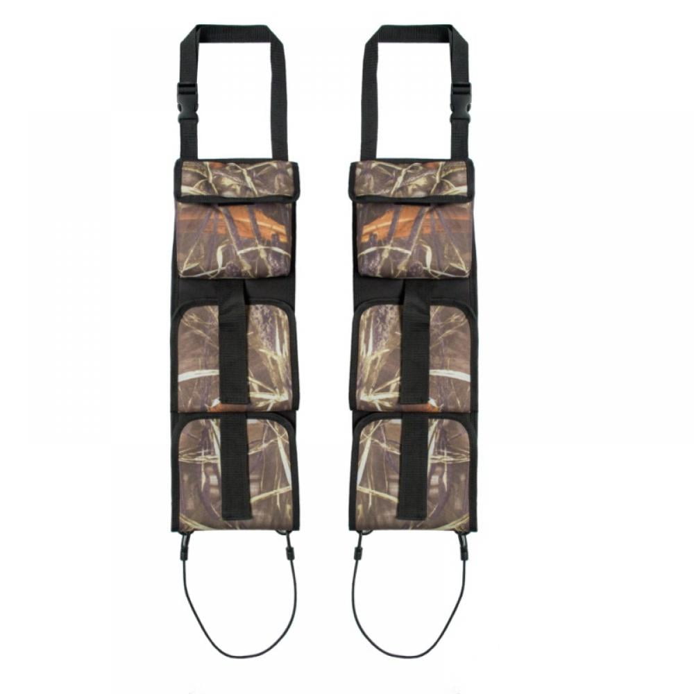 1 Pair Back Seat Gun Sling Rifle Holder Pockets Rack Truck Car Camo