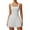 White, variant on Spencer Womens Dress Square Neck Tennis Dress Pleated Sleeveless Built in Bra & Shorts Golf Athletic Dress with Pockets (S,Black)