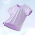 thumbnail image 7 of WAYUTE Shirts for Boys Performance Athletic Crewneck Shirts Lightweight Mesh Tees Wicking Training for Kids Sports Summer Casual, 7 of 7