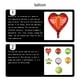 thumbnail image 5 of Yuarrent Globos de boda Decoraciones para el hogar Forma de fruta Ajuste de fiesta Papel de aluminio Suministro decorativo Adornos Globo de Kits de decoración para fiestas Fresa, 5 of 6