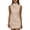 #0438-Beige, variant on Mini Dresses for Women Turtleneck Sleeveless Knit Dresses Minimalist Style Lightweight Breathable Form Fitting Slim Fit Office Dresses Gift