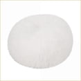 thumbnail image 4 of Mandana 3 Foot Round Faux Fur Bean Bag Chair for Adults | White | Round, 4 of 5
