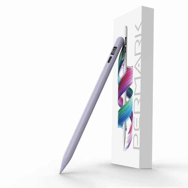 Lápiz capacitivo PERMARK para iPad 2018-2025 con pantalla LED de alimentación