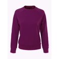 thumbnail image 1 of MixMatchy Women's Soft and Comfy Basic Pullover Crewneck Fleece Sweatshirt, 1 of 4
