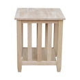 thumbnail image 3 of International Concepts Unfinished Mission Tall End Table, 3 of 6