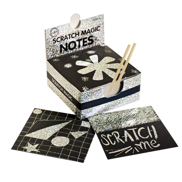 Scratch Art Kit Magic Scratch Off Notes & [2] Stylus for Kids & Adults