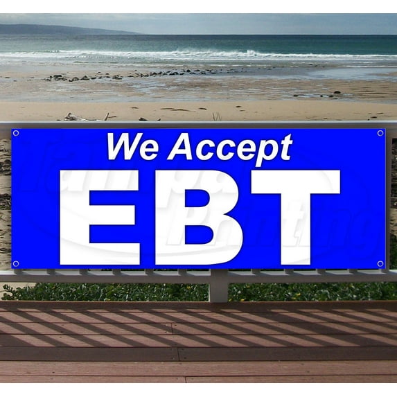 Ebt 13 oz Vinyl Banner With Metal Grommets