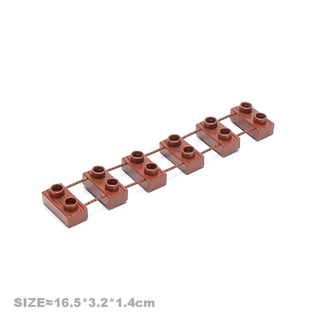 Big Size Building Blocks House Structure Parts Pillar Fence Bridge Column Assemble Bricks Educational Toys For Children Gift