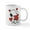 White, variant on CafePress - Snoopy On Heart Mugs - 11 oz Ceramic Mug - Novelty Coffee Tea Cup