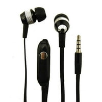 Super Bass Noise-Isolation Stereo Earbuds/ Earphones for Sony Xperia XZ1, Z2, Z3, Z, XA1 Plus, XZ1 Compact, L1, XZ Premium, XA1 Ultra, XZs, XA1, XZ (Black) - w/ Mic + MND Stylus
