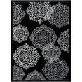 thumbnail image 2 of Luxe Weavers Floral Medallion Gray 8x10 Oriental Area Rug, Indoor Carpet, 2 of 7