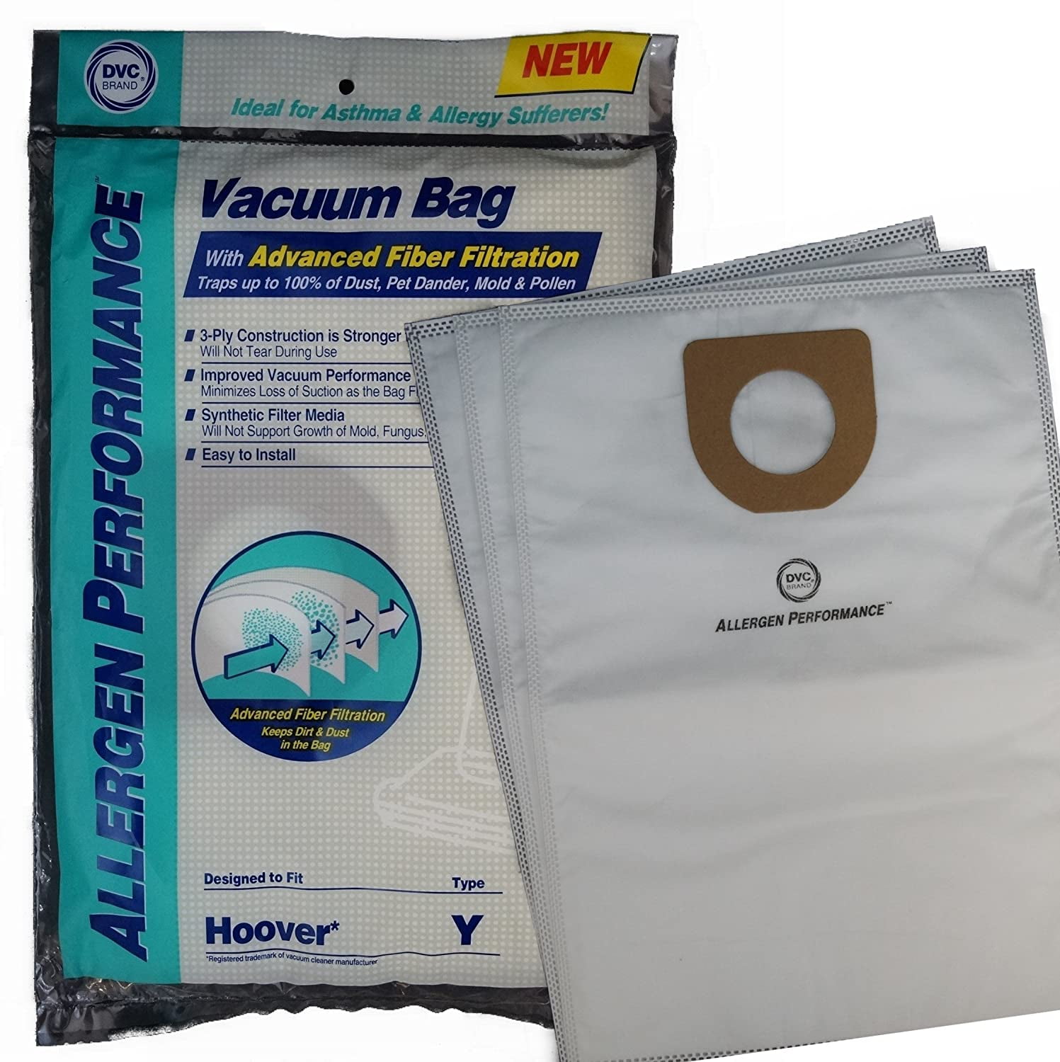 AftermarketGeneric Hoover Type Y Advanced Allergen Filtration Cloth
