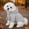 thumbnail image 5 of Pet Life ® 'American Classic' Fashion Plush Cotton Hooded Dog Sweater, 5 of 6