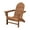 Teak, variant on POLYWOOD Vineyard Outdoor Adirondack Chair in White