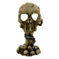 thumbnail image 1 of Yuarrent Portavelas de calavera decorativa Portavelas de miedo Portavelas de calavera funcional Exquisito Candelabro de calavera de terror Decoración de Jardín y Patio Yuarrent HA013024-00, 1 of 6