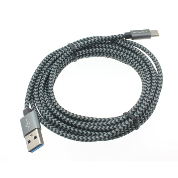 Type-C 10ft USB Cable for Galaxy S21 FE 5G - Charger Cord Power Wire USB-C Long Braided Compatible With Samsung Galaxy S21 FE 5G