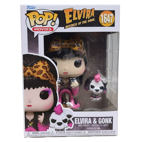 Funko Pop! Movies Elvira Mistress of the Dark and Gonk Vinyl Figures