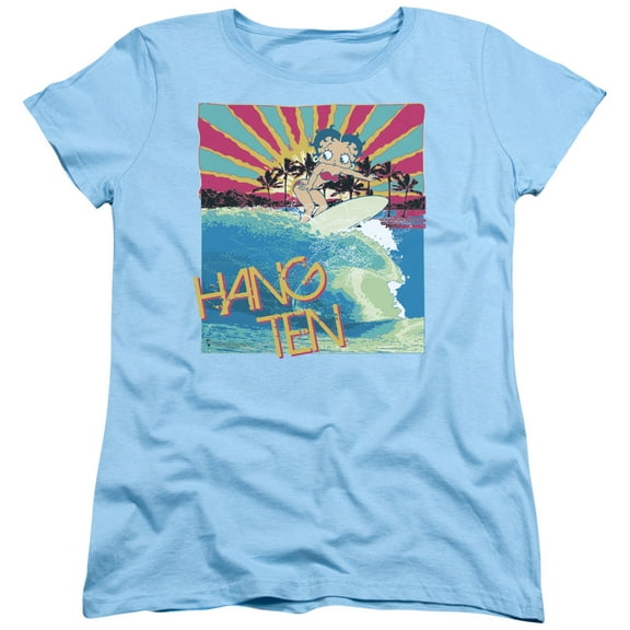 Betty Boop - Hang Ten - Women's Short Sleeve Shirt - Small