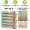 Mint, variant on Mykonos 6-Pack Turkish Cotton Hand Towels – Mint Boho, 40x20 in, Soft Absorbent Decorative Bathroom Towel Set