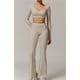 thumbnail image 3 of Conjuntos de entrenamiento for mujer, 2 piezas, sujetador deportivo, camiseta sin mangas, polainas de cintura alta, gimnasio, Yoga, ropa activa, Top de entrenamiento for mujer, 3 of 6