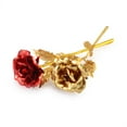 thumbnail image 3 of Bearachild 24K chapado en oro de tallo largo Flor de rosa artificial Romántico Día de San Valentín Amante Regalo Adornos para el hogar Kits de decoración para fiestas No.6 Bearachild HA024592-06, 3 of 6
