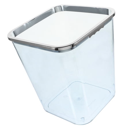 WHAMVOX  Big Trash Can Tall Clear Garbage Container Office