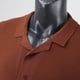 thumbnail image 3 of Camisas Hawaianas Para Hombre Camisa superior con estampado de punto y botones cortos de jacquard grueso de primavera y verano para hombre (Coffee, XL), 3 of 7