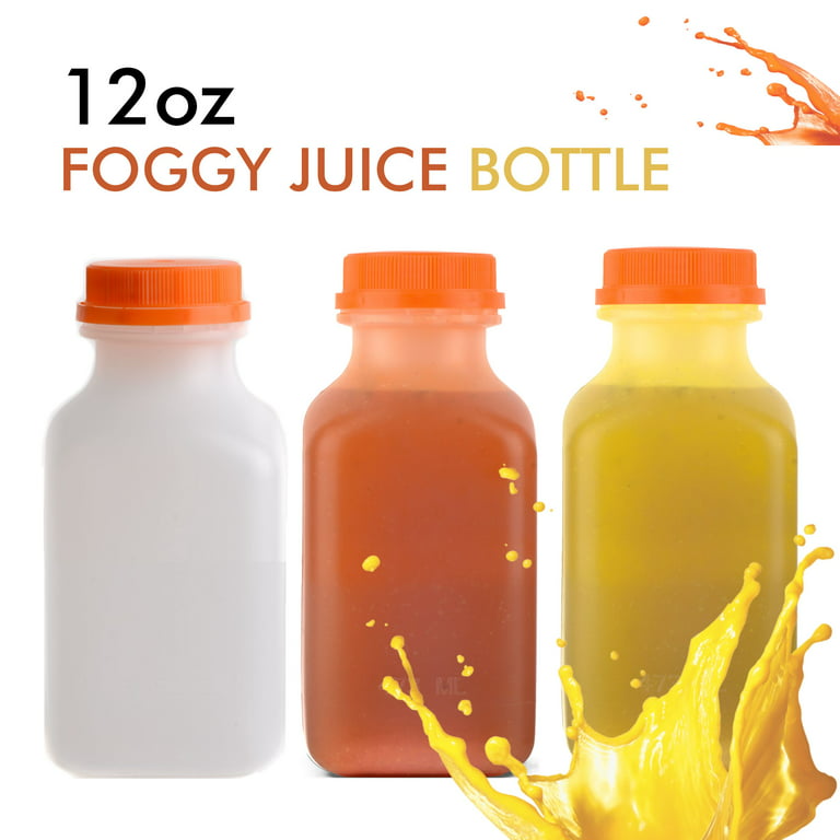 [30 Pack] 64 oz Empty Plastic Juice Bottles with Tamper Evident Caps - Half Gallon, Smoothie Bottles Ideal for Juices, Milk, Smoothies, Picnic's 
