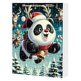 thumbnail image 2 of Christmas Advent Calendar, 24 Days 2D Panda Christmas Countdown Calendar, Acrylic Hanging Gifts, 2 of 6